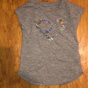 Nike Shirt- Gray with silver logo